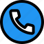 circle, phone, call log, contact 