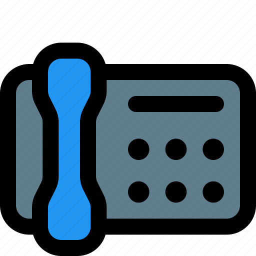 Phone, fax, machine, communication icon - Download on Iconfinder