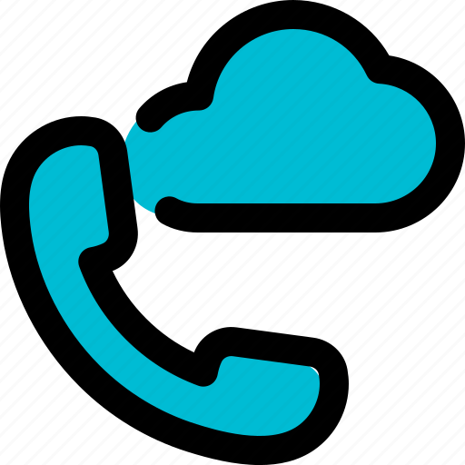 Telephone, cloud, phone, storage icon - Download on Iconfinder