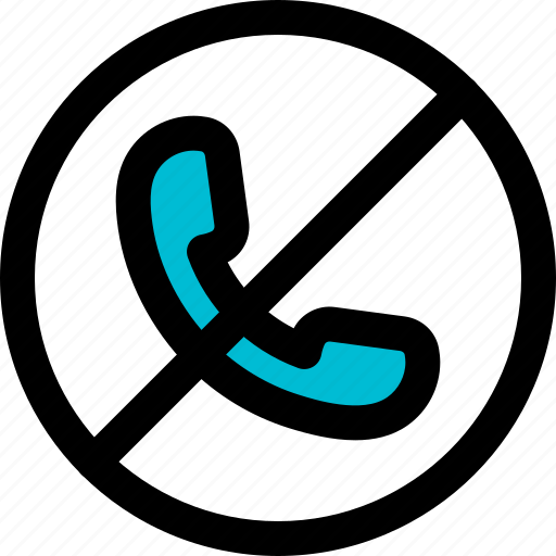 Telephone, forbidden, phone, prohibited icon - Download on Iconfinder