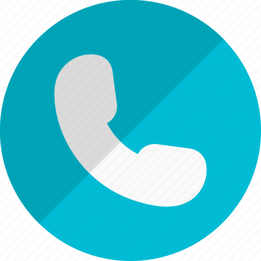 Circle, telephone, phone, communication icon - Download on Iconfinder