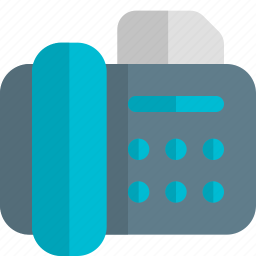 Telephone, fax, paper, phone icon - Download on Iconfinder