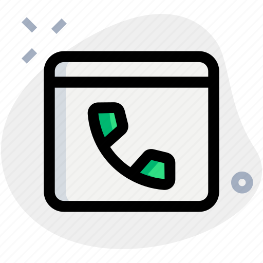 Browser, phone, communication, call icon - Download on Iconfinder