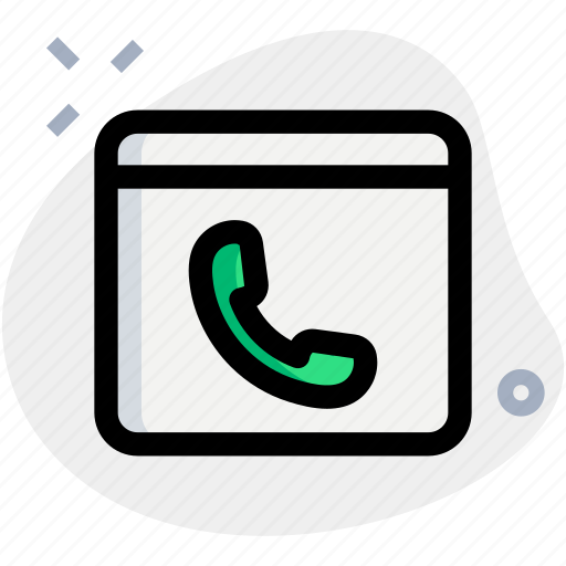 Browser, telephone, phone, communication icon - Download on Iconfinder