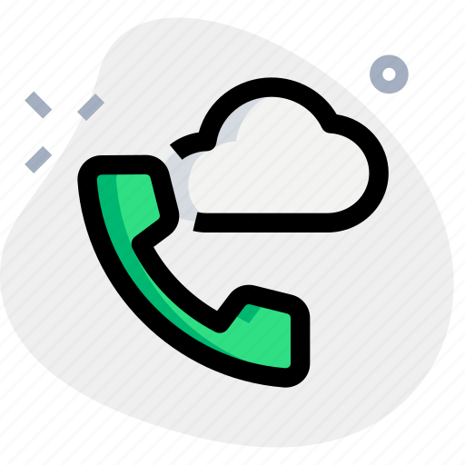 Phone, cloud, call, communication icon - Download on Iconfinder