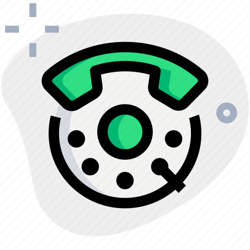Rotary, dial, phone, communication icon - Download on Iconfinder
