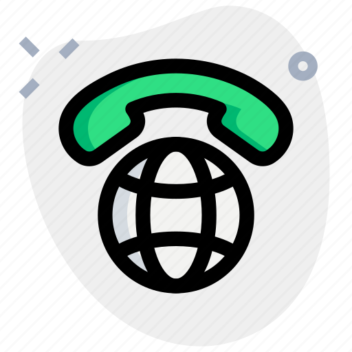 Telephone, world, phone, communication icon - Download on Iconfinder