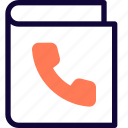 phone, directory, communication, call
