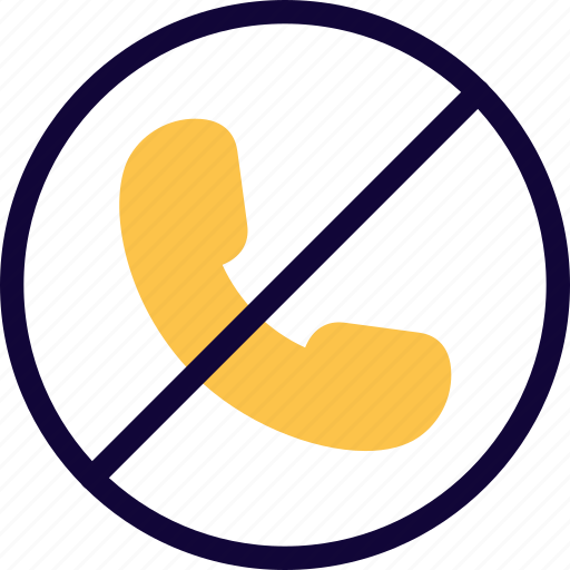 Telephone, forbidden, phone, communication icon - Download on Iconfinder