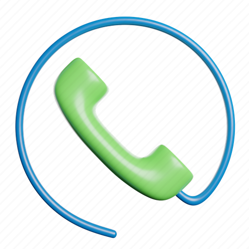 Telephone, phone 3D illustration - Download on Iconfinder