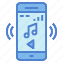 interface, music, player, smartphone, song