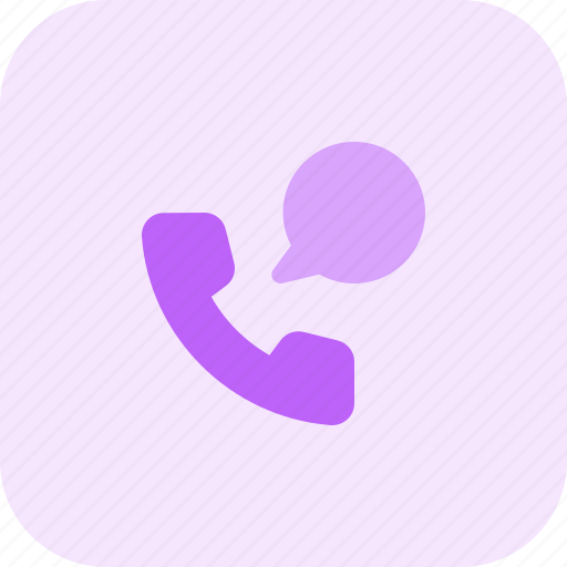 Phone, chat, bubble, communication icon - Download on Iconfinder