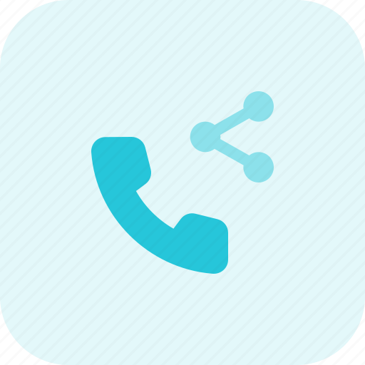 Phone, share, network, call icon - Download on Iconfinder