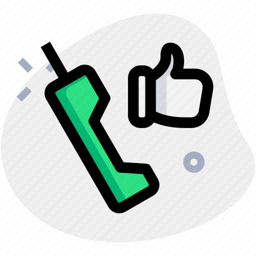 Old, phone, action, thumbs up icon - Download on Iconfinder