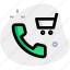 phone, cart, shopping, call 