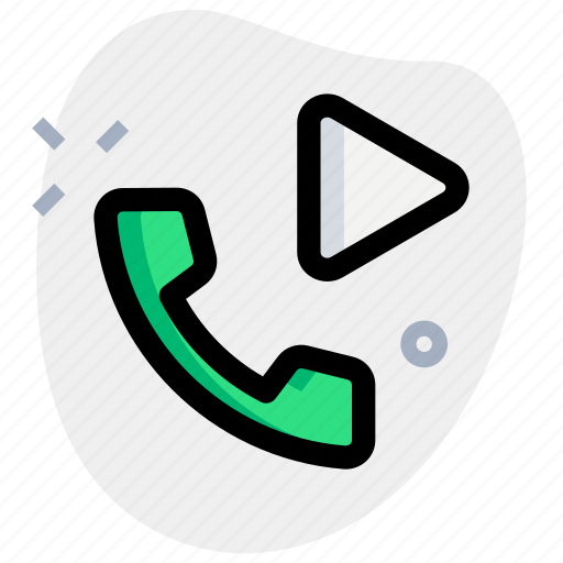 Phone, play, call, communication icon - Download on Iconfinder
