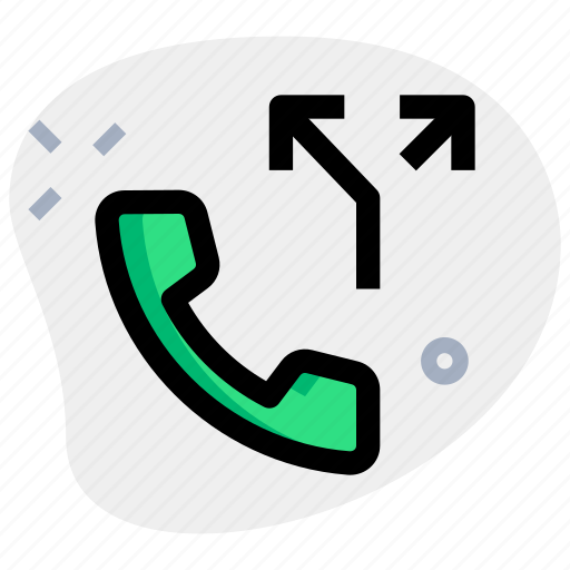 Phone, split, call, action icon - Download on Iconfinder