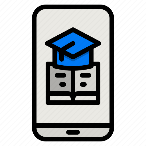 Elearning, app, online, learning, graduation icon - Download on Iconfinder