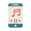 application, mobile phone, music, player, smartphone, song, user interface 