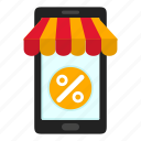 commerce, phone, sale, shop, shopping, ecommerce
