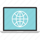 globe, internet, laptop, online, web, www