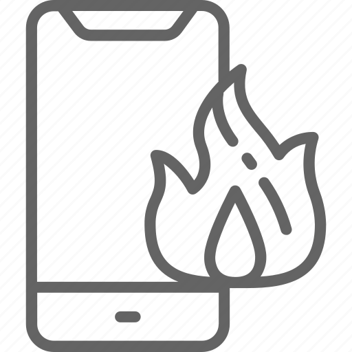 Broken, burnt, damaged, online, phone, repair, smartphone icon - Download on Iconfinder