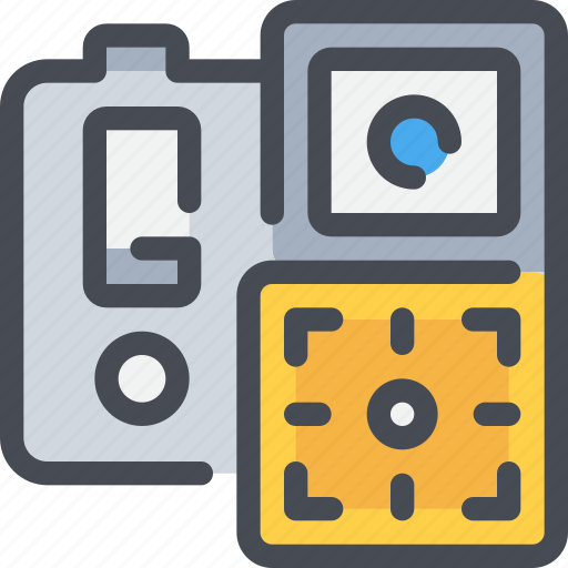 Camera, focus, frame, media, photography icon - Download on Iconfinder
