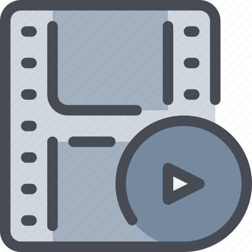 Media, movie, play, production, video, videography icon - Download on Iconfinder