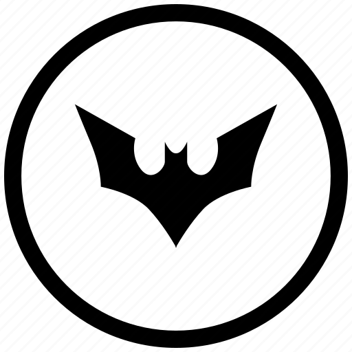 Bat, batman, comics, fly, round icon - Download on Iconfinder
