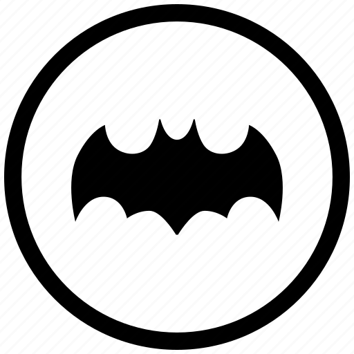 Batman, hero, comics, bat, sign, round icon - Download on Iconfinder