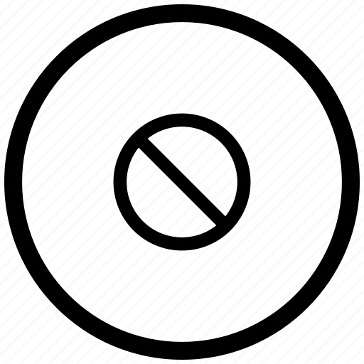 Cursor, stop, ban, cancel, round icon - Download on Iconfinder