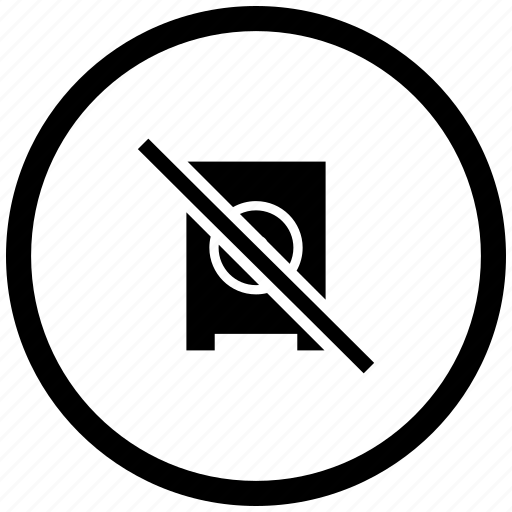 Ban, music, mute, speaker, stop, round icon - Download on Iconfinder