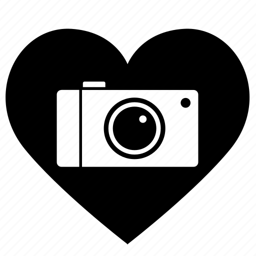 Cam, camera, digital, heart, love, photo, shot icon - Download on Iconfinder