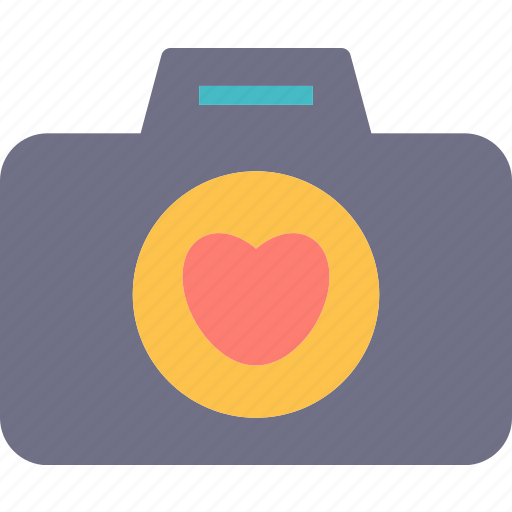 Camera, device, heart, photography, photoshoot icon - Download on Iconfinder
