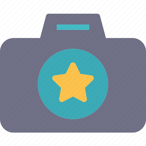 Camera, device, photography, photoshoot, star icon - Download on Iconfinder