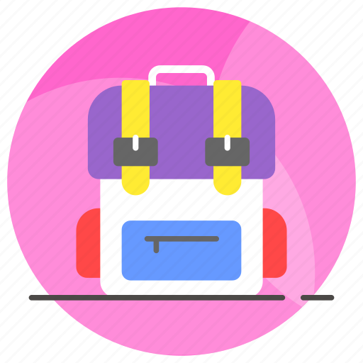 Backpack, bag, camera, baggage, luggage, knapsack, rucksack icon - Download on Iconfinder