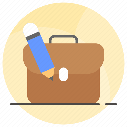 Portfolio, bag, briefcase, satchel, case, attache, luggage icon - Download on Iconfinder