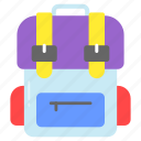 backpack, bag, camera, baggage, luggage, knapsack, rucksack
