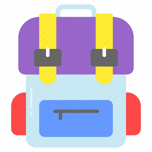 Backpack, bag, camera, baggage, luggage, knapsack, rucksack icon - Download on Iconfinder