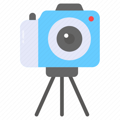 Tripod, camera, photography, stand, studio, cam, camcorder icon - Download on Iconfinder