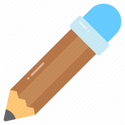 Pencil, eraser, stationery, supplies, rubber, tool, writing icon - Download on Iconfinder