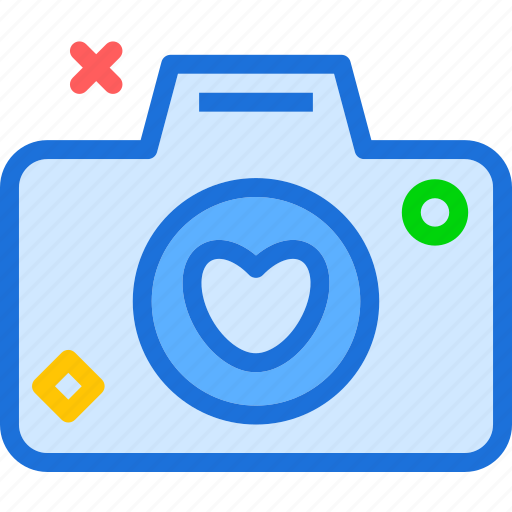 Camera, device, heart, photography, photoshoot icon - Download on Iconfinder