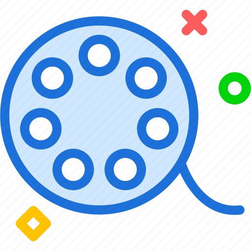 Clip, film, movie, negative, video icon - Download on Iconfinder