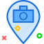 camera, device, map, photography, photoshoot, pin, point 