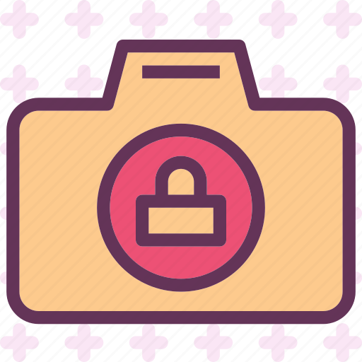 Camera, device, lock, photography, photoshoot icon - Download on Iconfinder