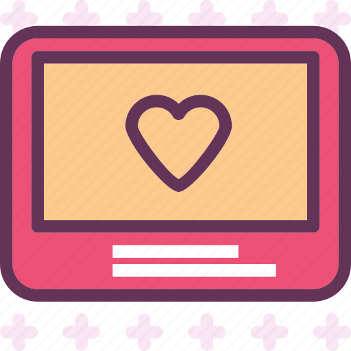Edit, frame, heart, monitor, passion, photo icon - Download on Iconfinder