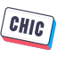 chic, chik, layer, photo, sticker, word 