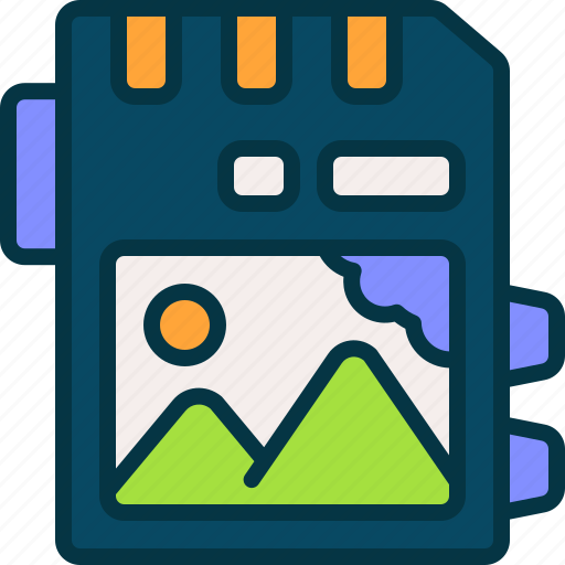 Memory, card, chip, storage, micro icon - Download on Iconfinder