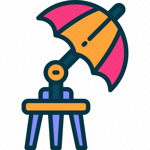 Umbrella, tripod, photo, photograph, spotlight icon - Download on Iconfinder