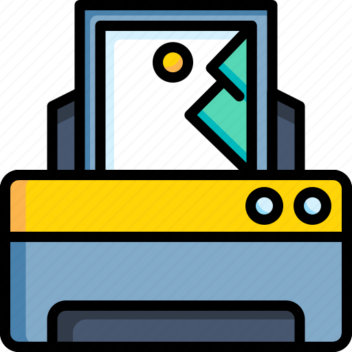 Paper, image, document, computer, printer icon - Download on Iconfinder